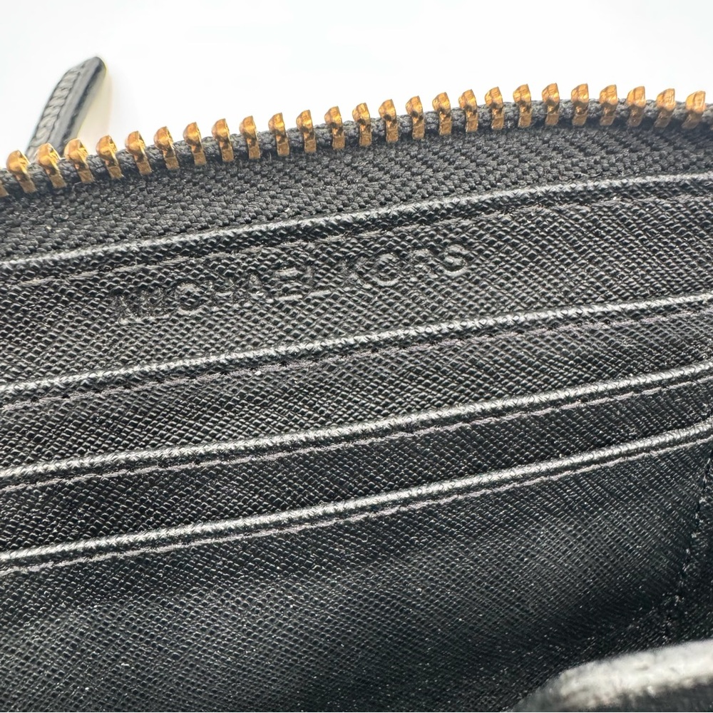 Michael Kors python-embossed leather zip-around w… - image 9